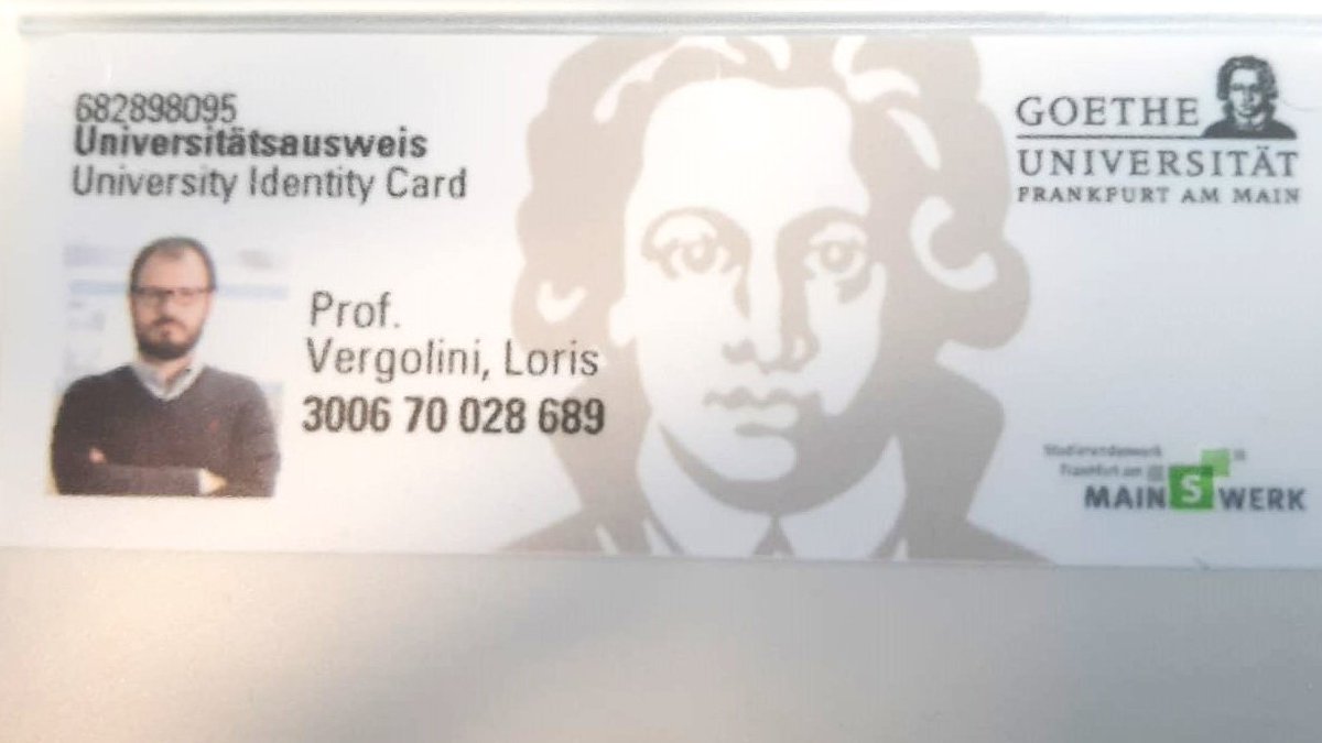 I am excited about the start of my 3-month visit to the chair of Professor Markus Gangl at the Goethe University.