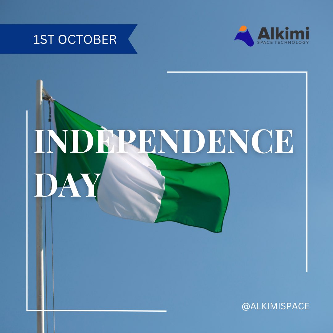 alkimispacetech's tweet photo. 🇳🇬 Happy Independence Day, Nigeria! 🇳🇬
Here’s to a future full of possibilities, success, and unity! Happy 64th Independence, Nigeria! 🎉💚

#HappyIndependenceDay #AlkimiSpace #InnovationForGrowth #NigeriaAt64 #EmpowerThroughTechnology https://t.co/3wlp2kMBmQ