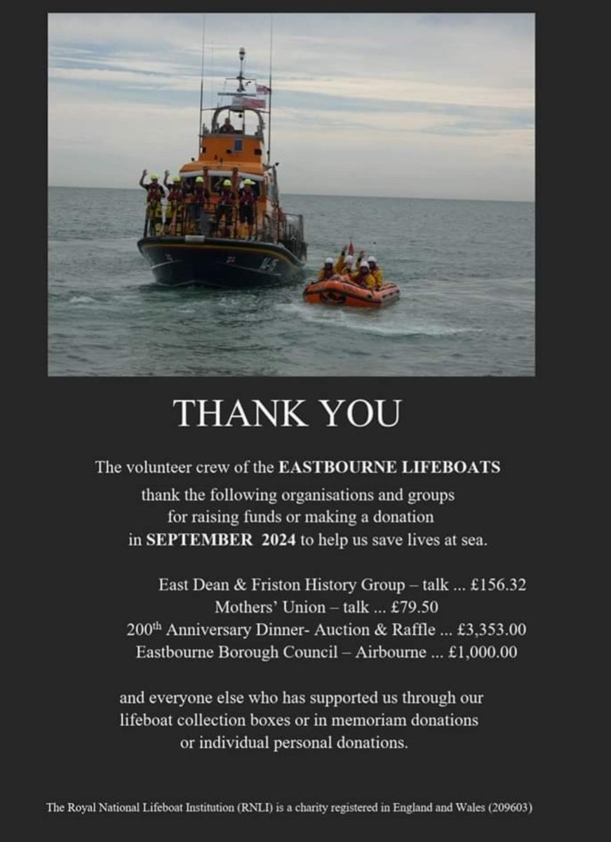 Eastbourne Lifeboats (@rnlieastbourne) on Twitter photo 