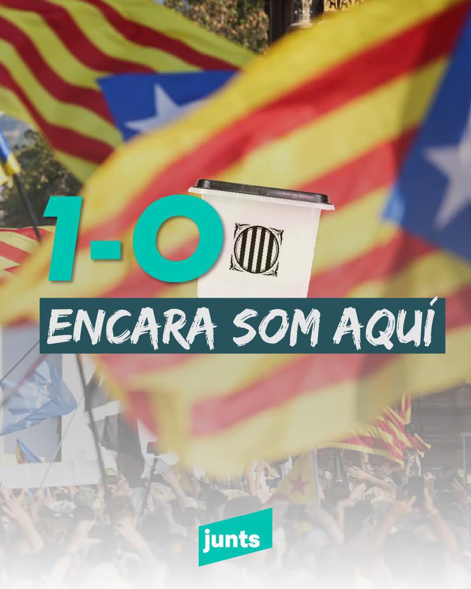 ftenc's tweet photo. Encara som aquí.

“Pàtria, guarda’ns”. (Màrius Torres) https://t.co/GkgzXAg9xt