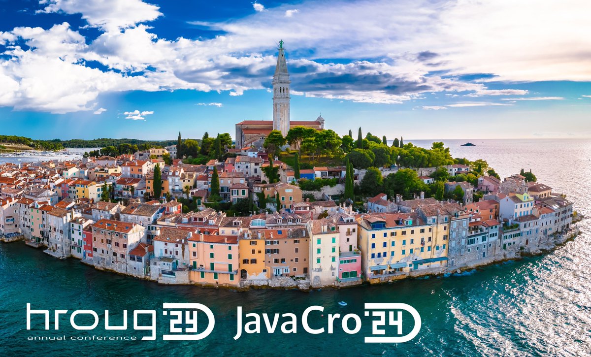 From October 13-19, more than 800 Java and Oracle professionals will gather in Rovinj, Croatia.
Network with top experts, gain insights from technical sessions and join the vibrant Java and Oracle community. Are you coming? 🔗🌍
2024.hroug.hr/eng/
2024.javacro.hr/eng/