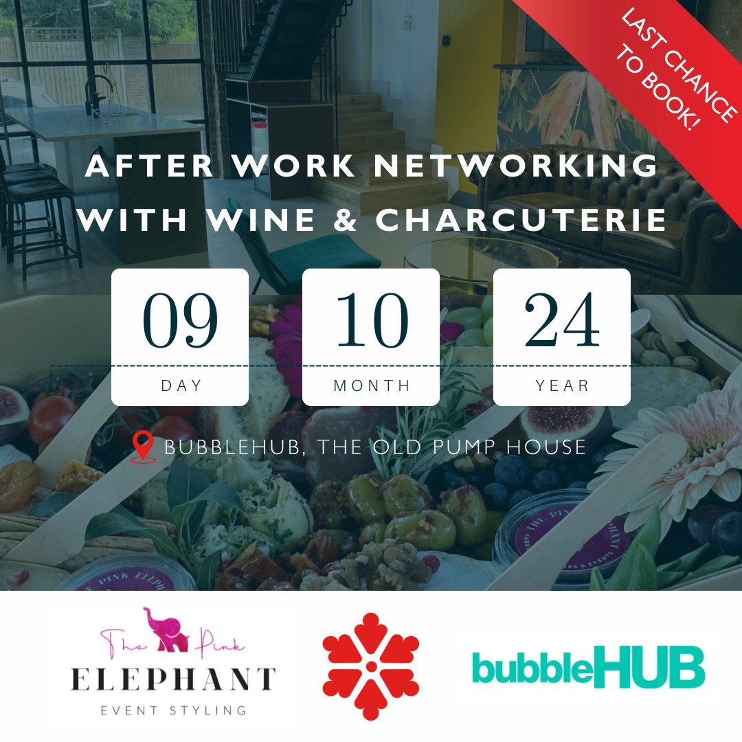 🎉 A little over a week to go – Last Tickets Remaining! 🍷🧀

These final tickets won’t last long—grab yours now: heyor.ca/XJY7vY

#BusinessCommunity #WineAndCharcuterie #CoWorkingSpace #EventCatering #StAlbansBusinesses #StAlbansEvents #StAlbansDistrictChamberOfCommerce