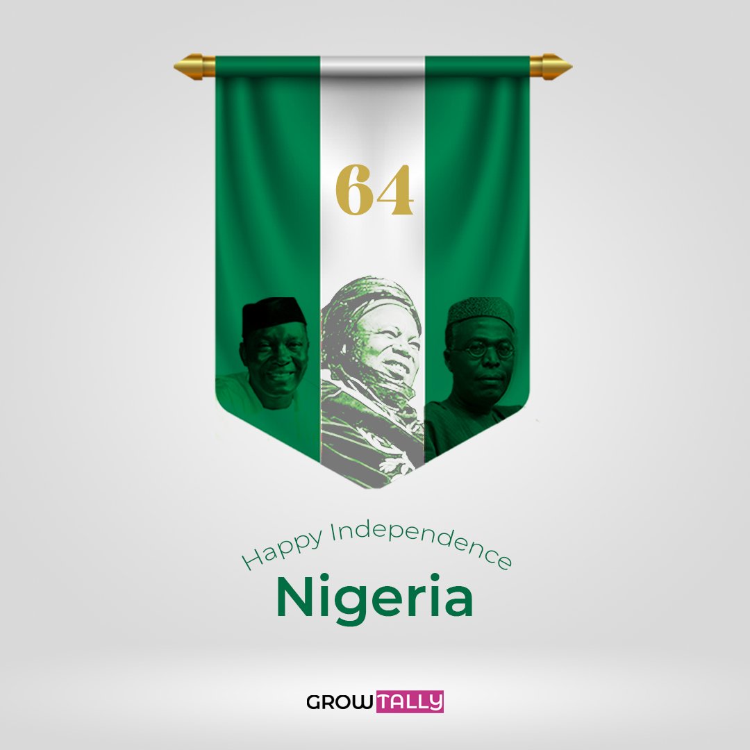 growtally's tweet photo. Happy independence from all of us at Growtally 🤗🤗🥰

#growtally 
#SocialMediaManagement 
#socialmedia
#IndependenceDay 
#NigeriaAt64 https://t.co/7dGhZaMFh8