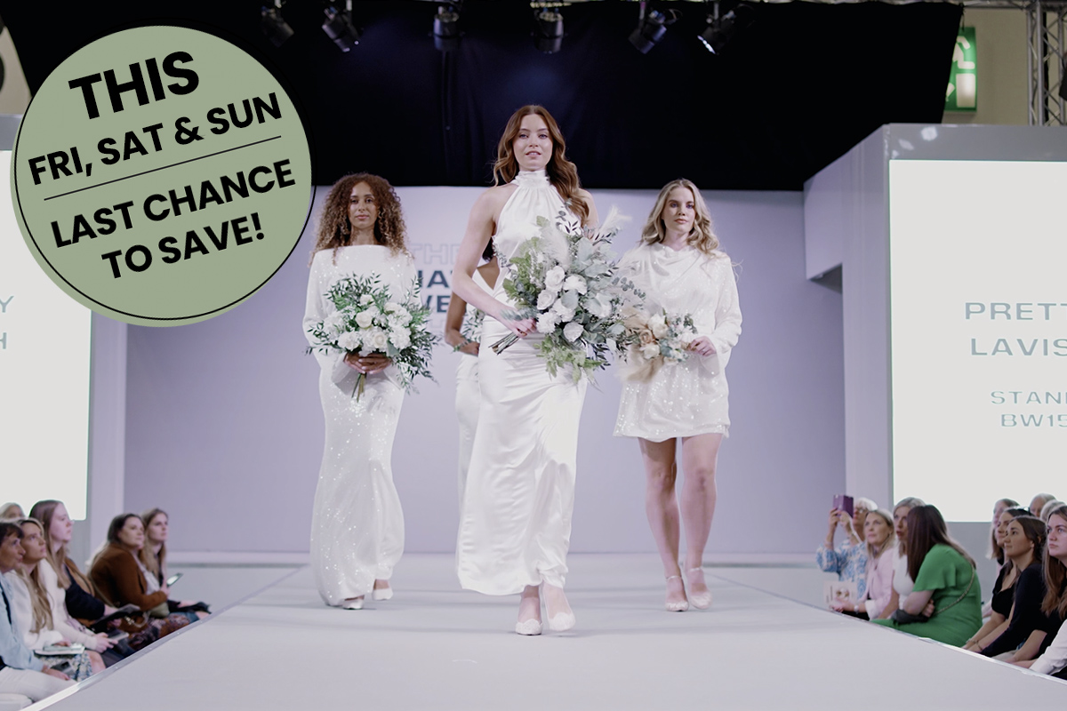 Final Call! The UK’s biggest wedding fair, The National Wedding Show, is happening THIS Friday, Saturday &amp; Sunday at the NEC Birmingham! 

This is your VERY LAST CHANCE to secure discounted tickets for the ultimate wedding planning event. ukbride.co.uk/national-weddi…