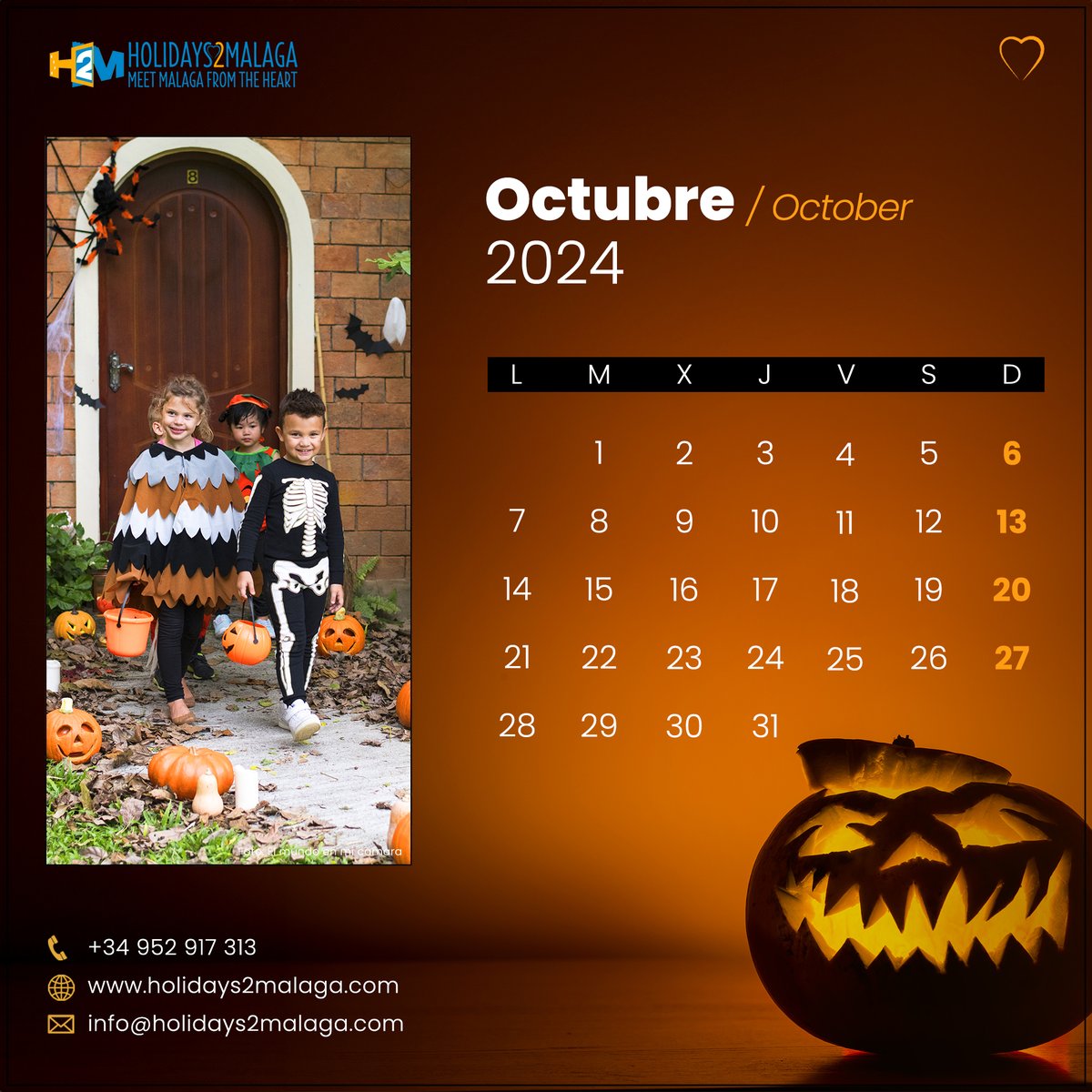 #BienvenidoOctubre🍁🎃#WelcomeOctober
☀️Ven visitar la capital de la #costadelsol de #Andalucía y disfruta de los mejores #apartamentosturísticos con #holidays2malaga 

🏠holidays2malaga.com
📧info@holidays2malaga.com
☎+34644033138 

#apartamentovacacional  #rentalapartments