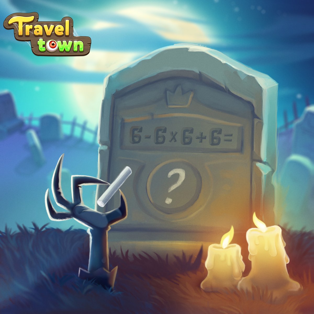 TravelTownGame's tweet image. ⚡️ YOU COULD WIN 500 ENERGY ⚡️

It’s getting eerie in here… 😱 Help us solve this mystery by calculating the creepy quotient and YOU could snag a thrilling reward of 500 ENERGY! 🤩

Play Now ▶️ bit.ly/TravelTownTW

#Traveltown #mathgames