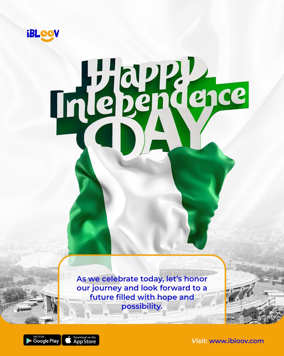 Happy Independence Day!

As we reflect on our journey, let’s also look forward to building a brighter future together, one filled with hope, progress, and opportunity for all.
#NigeriaAt64