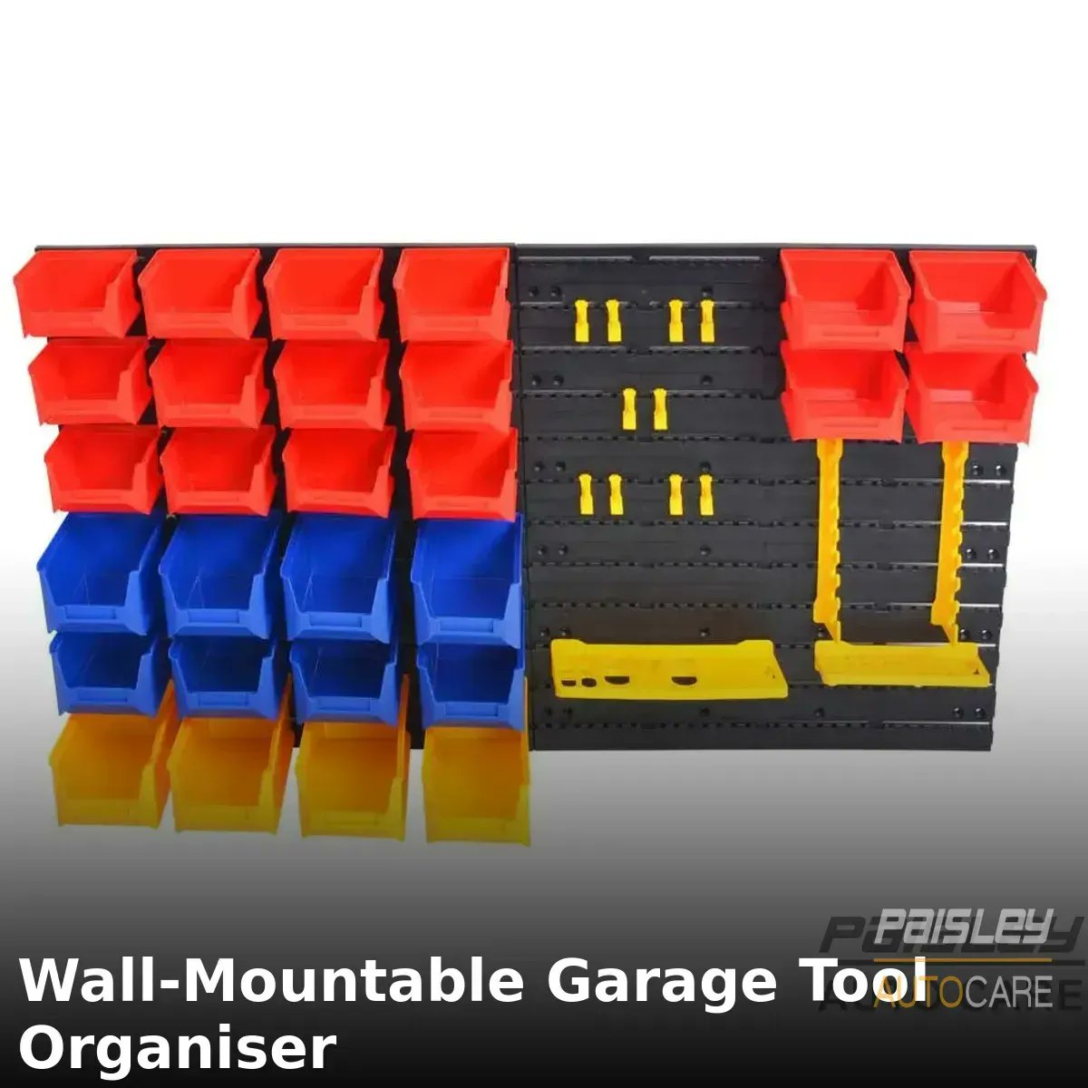PaisleyAutocare's tweet image. 🚀 Get organized with our Wall-Mountable Garage Tool Organiser for just £49.99! 🛠️ Features multiple bins, versatile hooks, and durable high-temp plastic. Easy to assemble! Transform your space now: ssdlr.shop/l/1eeb615d 🔥 #GarageGoals #ToolStorage #PaisleyAutocare