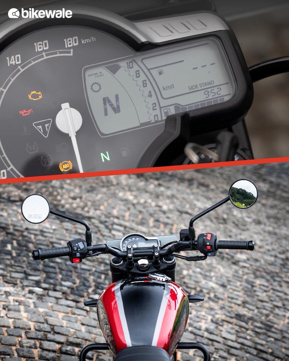BikeWale's tweet photo. The #Triumph #SpeedT4 is its most affordable bike in India. It was launched to bring in more customers into the brand. It is available in a total of three colours.
Click here: https://t.co/22cCX8TJlk
#triumphspeedt4 #bwphotos #bikes #motorcycles #bikeupdates #motorcycleupdates https://t.co/ikZmV3ecY8