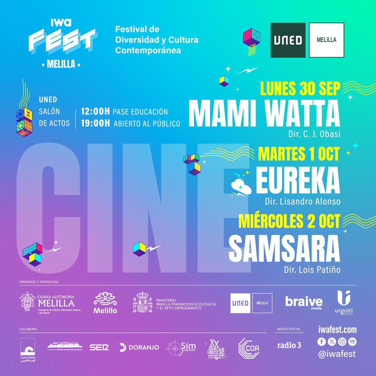 cadenasermel's tweet photo. 🥳En nuestro programa #HoyporHoyMelilla contamos todas las actividades que se van a realizar en la UNED de cara a la celebración del @IwaFest https://t.co/5IMErs8bT2