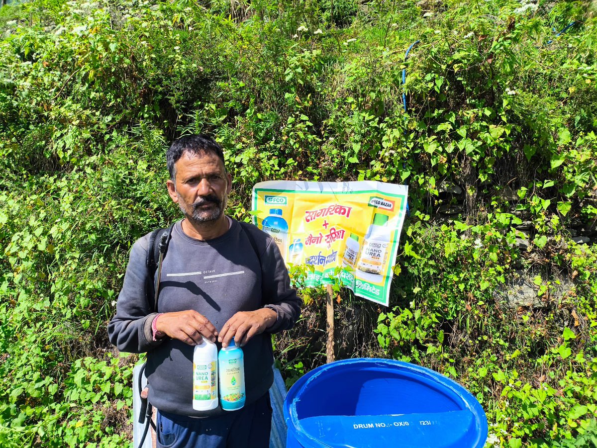 drusawasthi's tweet photo. Congratulations to Sh. @iffcoyogendra Marketing Director and entire marketing team for crossing the sales of 1 Crore Bottles of #IFFCONanoUreaPlus in Kharif 2024 with 2.65% increase in sales. The sales of IFFCO Nano DAP is 43.4 lakh bottles which is 129% higher than last year for the month of Sept;2024. Keep it up. #IFFCOatWork