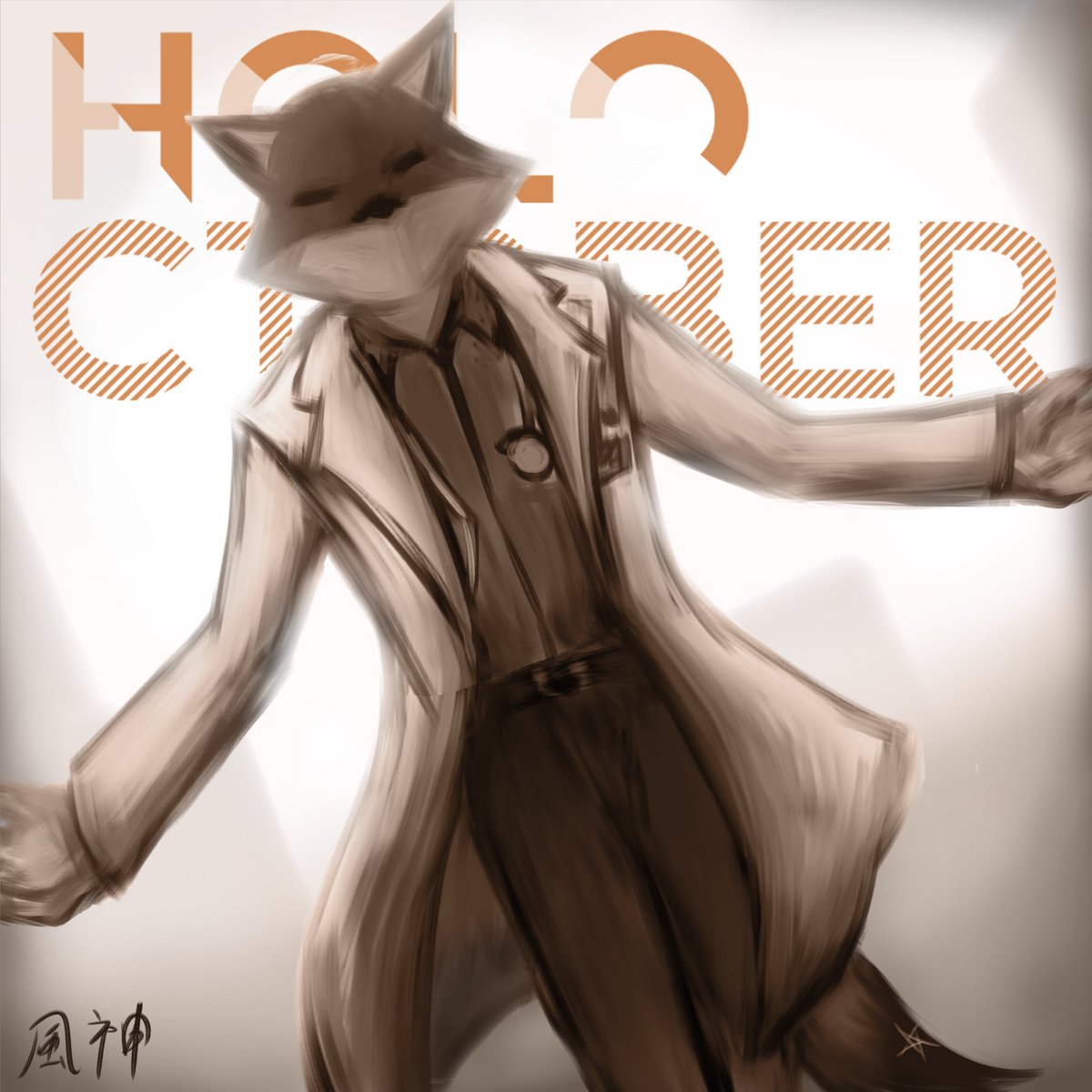 K_fuugami's tweet photo. おやおや.. 
Day01
#絵フブキ #HOLOctober https://t.co/g7GMZfGslv