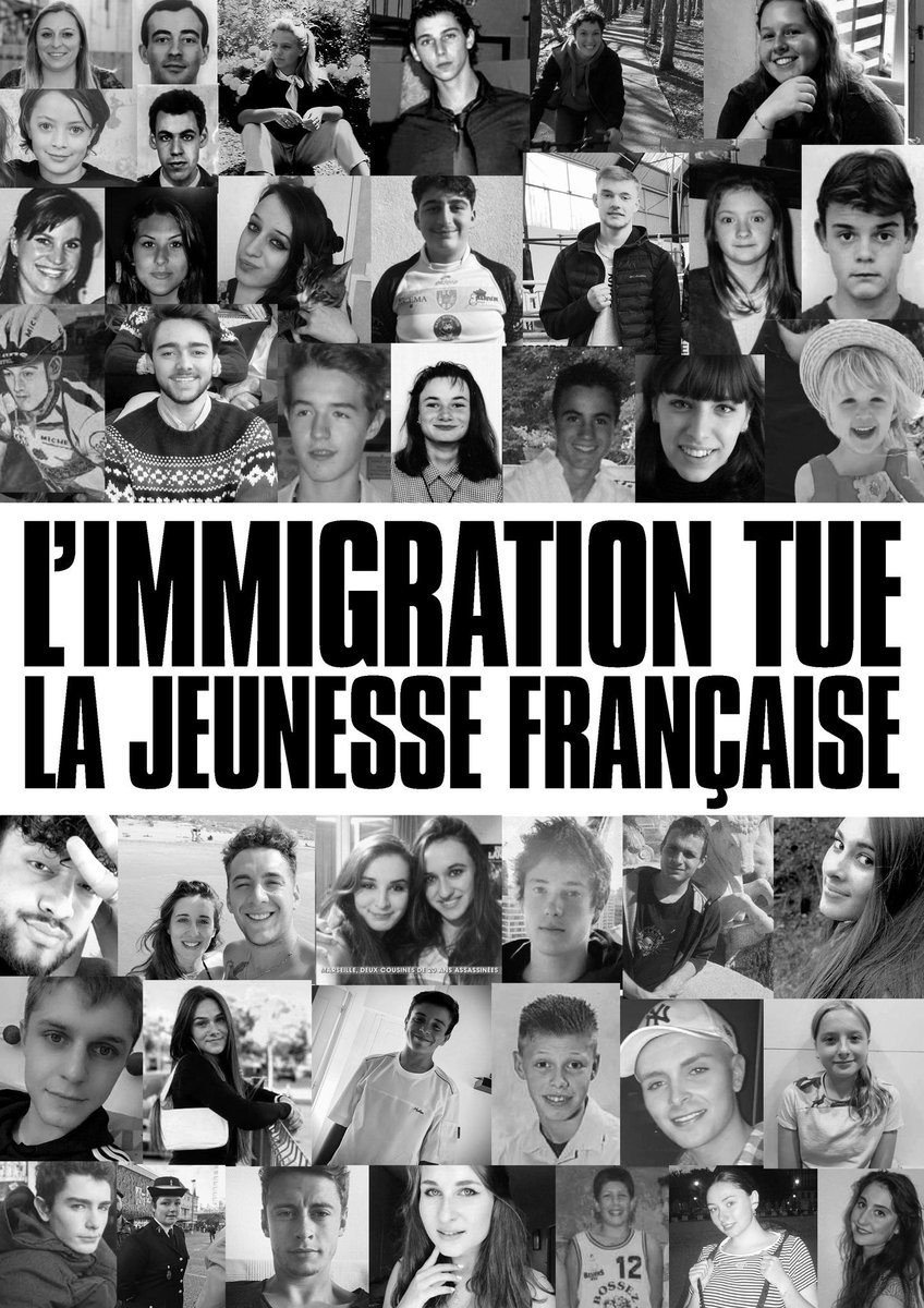 LBleuBlancRouge's tweet photo. L’immigration tue la jeunesse française. 

📸 @manonbardy_ https://t.co/pudO3QdnTL