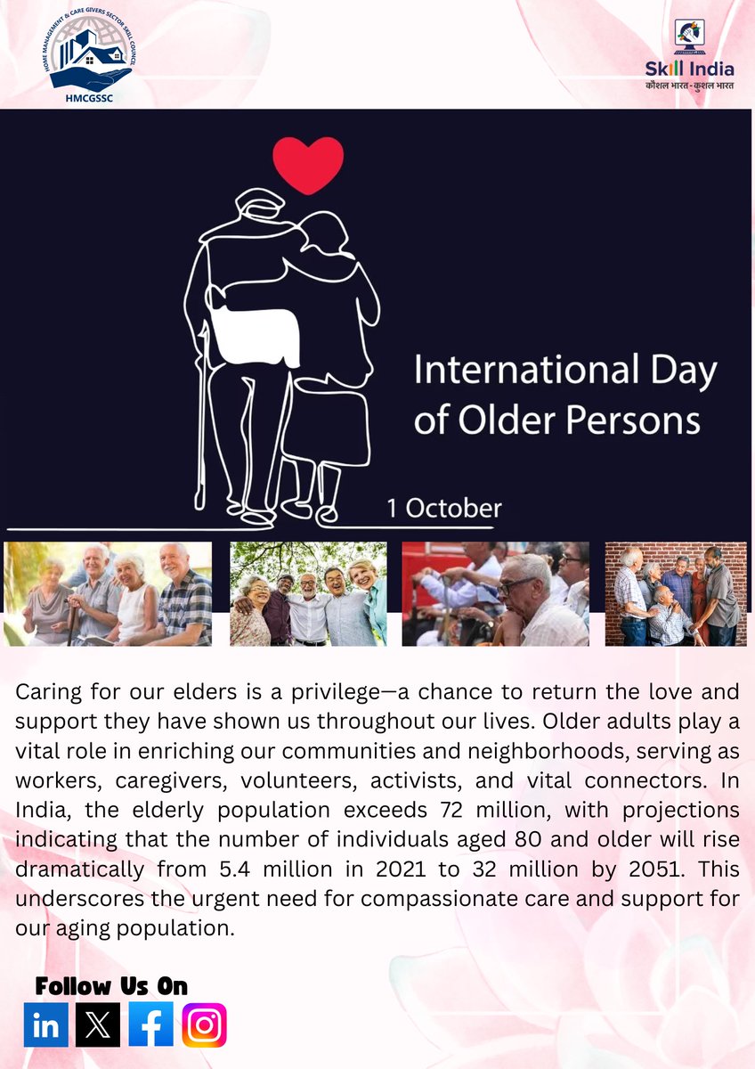 DwsscInfo's tweet photo. Caregivers embody compassion; their selfless devotion transforms the lives of older persons into stories of strength and resilience.
#HMCGSSC
#SODEXO
#MAGICBILLION
#ERAF
#MICHAELANDSUSANDELL
#ANTONYWASTEHANDLING
#RECTORTECHNOLOGY
#KAMAVIDA
#LIFEGRACIOUSSERVICES https://t.co/legSmfIM6c