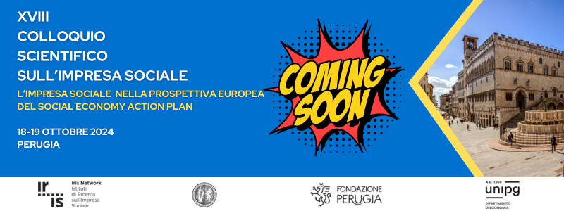 📊 Oltre 60 paper, più di 100 studiosi da università e centri di ricerca italiani, e 20 sessioni: questi i numeri del Colloquio Scientifico sull’Impresa Sociale!

📅 Segnate in agenda: 19-20 ottobre 2024 a Perugia. Programma (in aggiornamento) 👇
irisnetwork.it/2024/09/scopri…