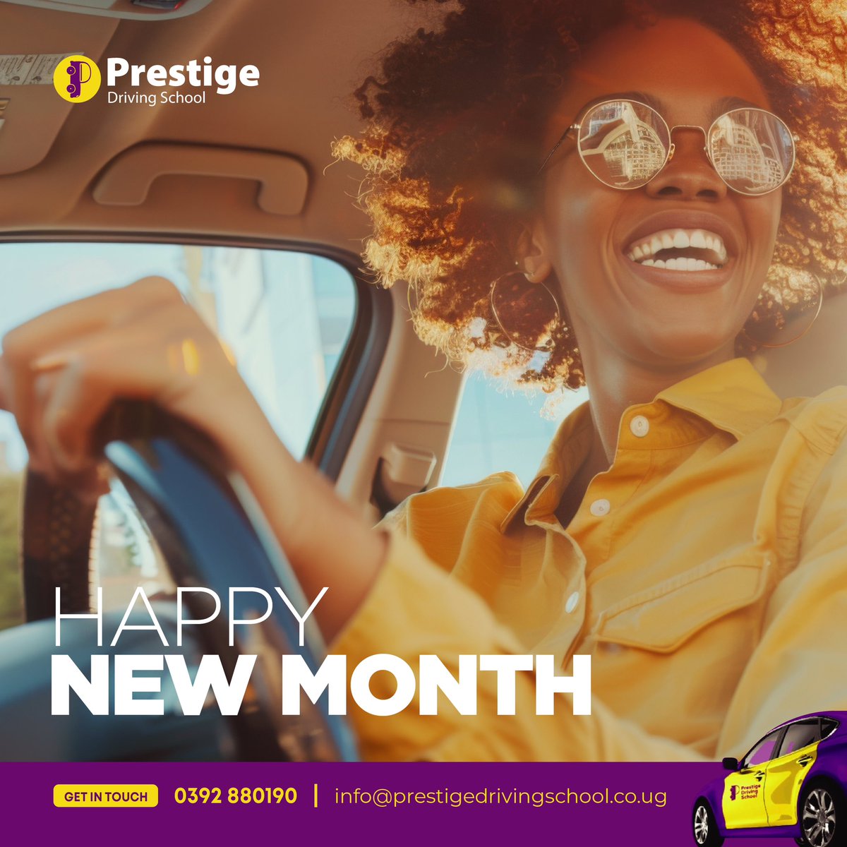 DrivingPrestige's tweet photo. Happy New Month from Prestige Driving School! 🚗✨ This October, take the wheel towards mastering your driving skills with confidence and safety. Let’s make this month your journey to success! #HappyNewMonth #DriveWithPrestige #LearnToDrive #RoadToSuccess #OctoberGoals https://t.co/HOj5Y68Hoo