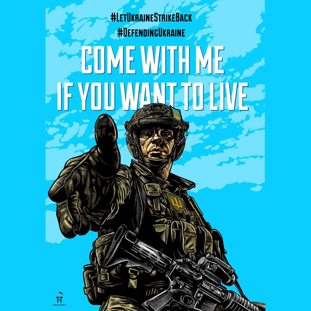 UnderdogUa's tweet photo. Digital Art: Andriy Yermolenko

The courage of Ukraine's defenders inspires each of us every day. They defend not only our land, but also the future of our children, our dreams and freedom. Every day they spend at the front is a feat that deserves more than words of gratitude
1/2 https://t.co/5hVnhmeJmH