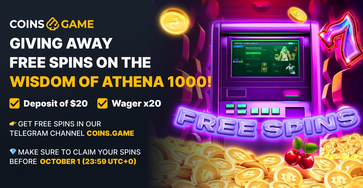 🎉GET FREE SPINS AND A $2.5 PROMO CODE

GET FREE SPINS 👉 bit.ly/4dokATz
GIVEAWAY: ✅ Just RT &amp; Like, and Follow for a chance to win $2.5!

🎁 We'll pick 15 lucky winners at random on 📅 October 2 and each will receive a $2.5 promo code