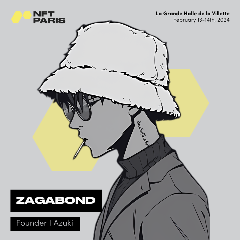 NFT PARIS - SPEAKER ANNOUNCEMENT

@ZAGABOND, Founder at <a href="/Azuki/">Azuki</a>, will be speaking at NFT Paris 2025