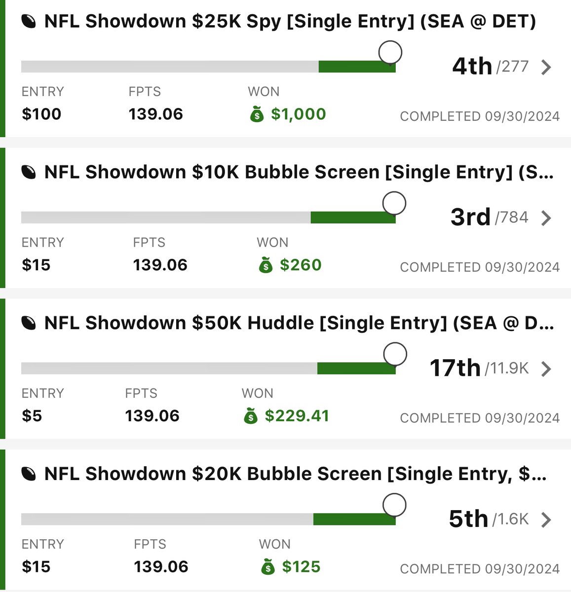 Our DFS better 🚀

10x+ 💸💸💸💸💸💸💸💸💸💸

#SportsBettingX #DFS #GamblingTwitter