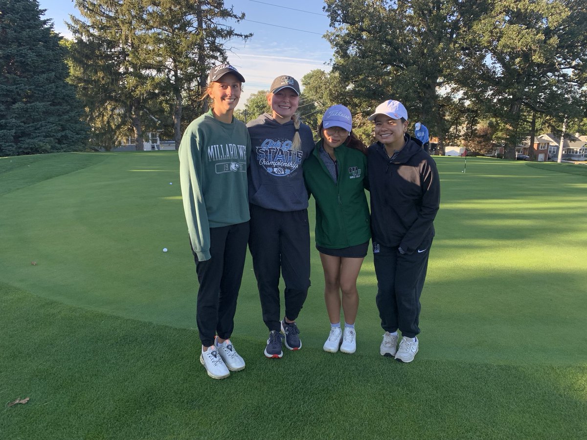 MWHSGirlsGolf's tweet photo. .⁦@MWHSactivities⁩ Wildcats at Elmwood for Metros today.  Anna Addyson Alia and Sophia are looking to play well to lead us into Districts and State. Good luck ladies!!! https://t.co/W8x2GWLVAf