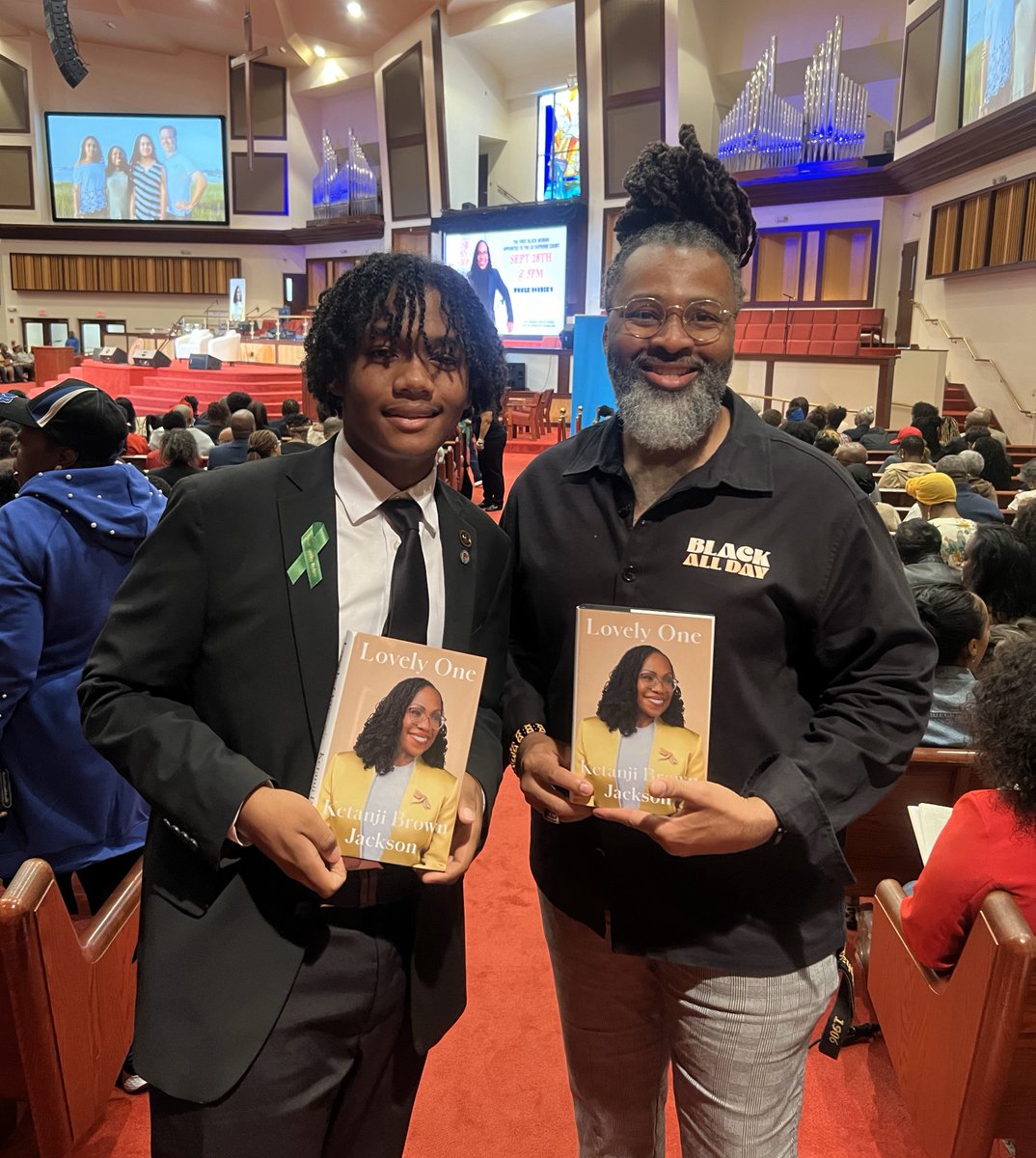 Over the weekend, Student Board Rep Charles Rinker and President <a href="/RLStreaterEsq/">Reginald L. Streater, Esq.</a>  attended Supreme Court Justice Ketanji Brown Jackson’s book tour event at Enon Tabernacle Baptist Church.