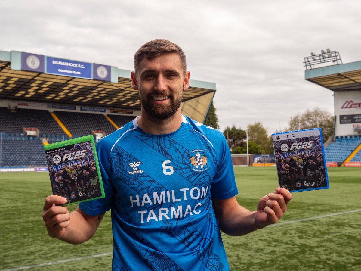 We’re in the game 🤝

We have 2 limited edition copies of <a href="/EASPORTSFC/">EA SPORTS FC</a> to give away, signed by the squad! 

For your chance to win this special Killie branded edition - like, repost and reply with which edition you’d like to win.