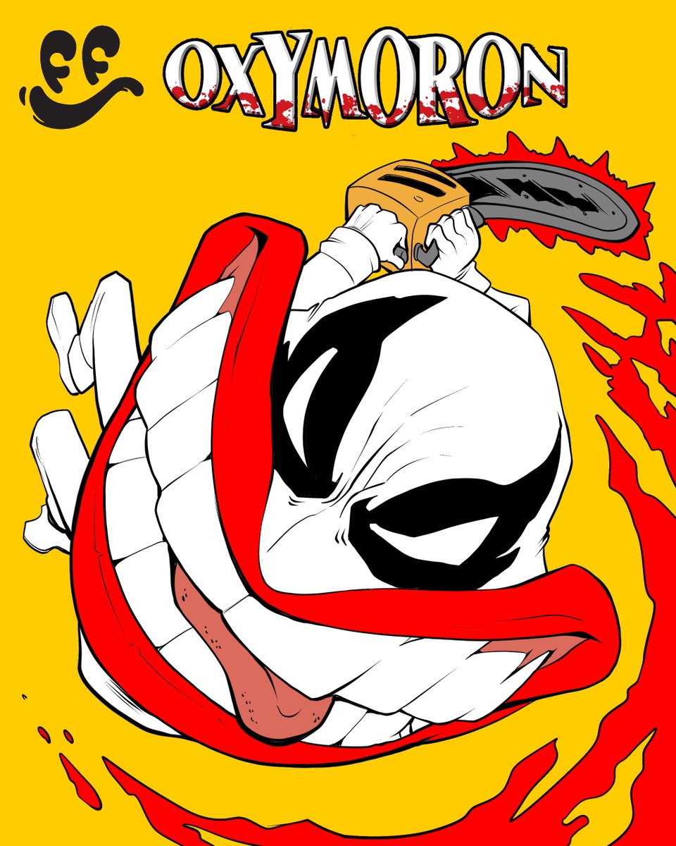 FunnyFigs's tweet photo. Day 1 - OXYMORON from @ComixTribe ! This incredible series is a BLOODY good time, featuring a maniac anti-hero who HATES contradictions!

They've got a current Kickstarter running RIGHT NOW as well, so get on it if you haven't already joined the Tribe!

https://t.co/ao2LyoS298 https://t.co/W1nSN7X5lt