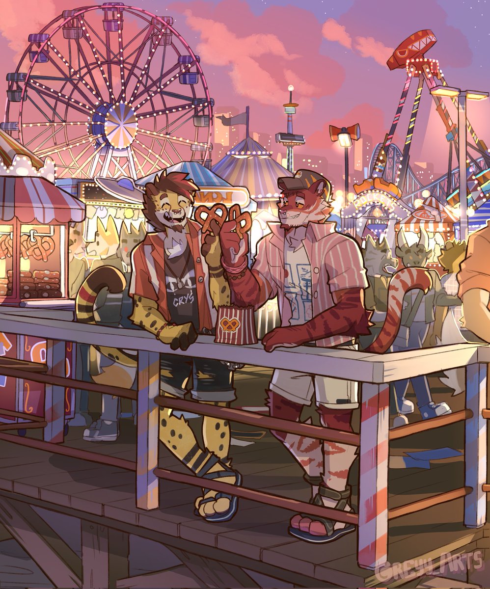 greyy_arts's tweet image. Fun night 🎪🥨