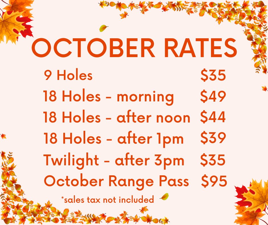 mesadelsolgolf1's tweet image. October rates begin October 1st.  The course is in great shape.  Come out and enjoy the Fall weather. #mesadelsol #yumagolf