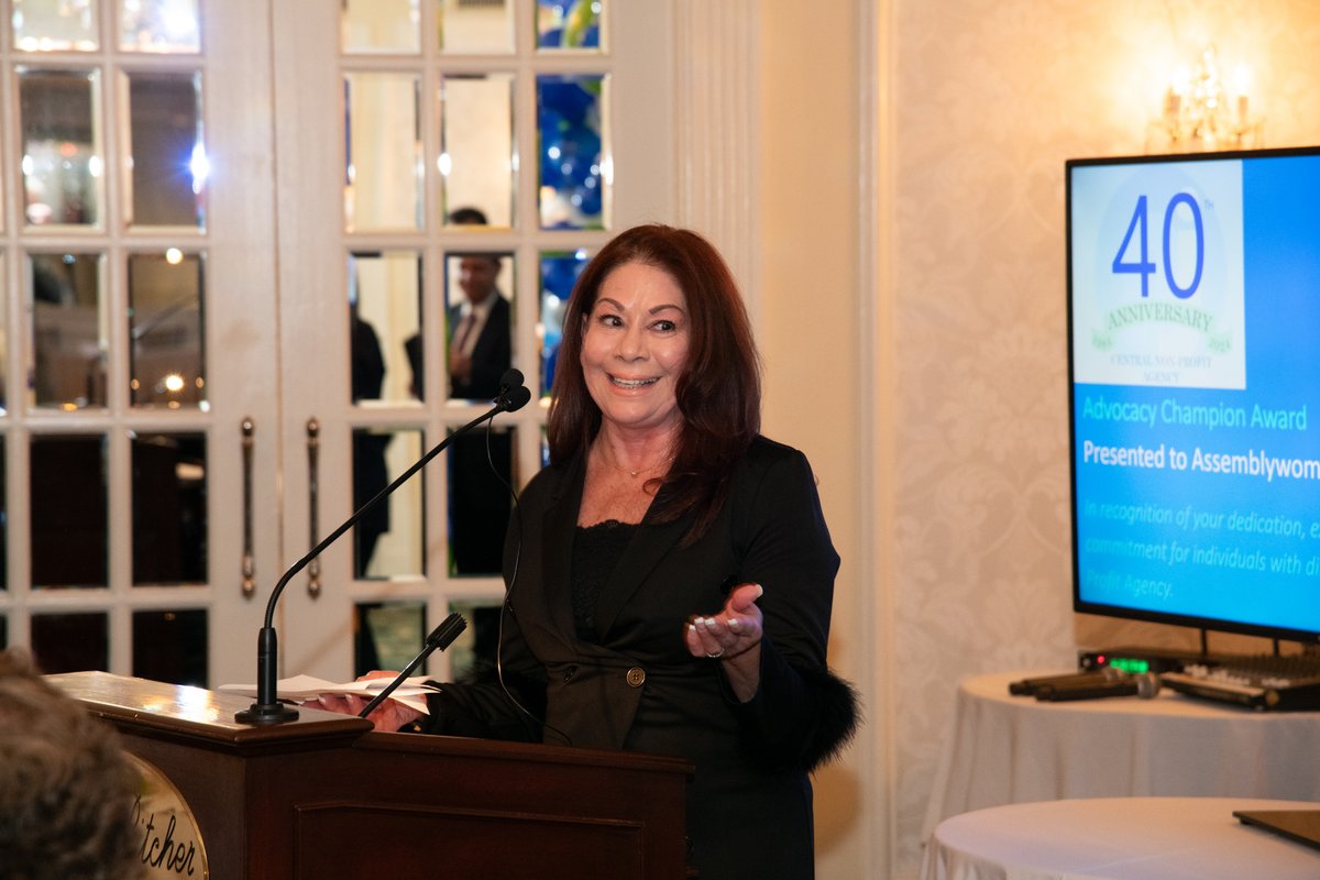 Thank you Assemblywoman Yvonne Lopez, 2024 ACCSES NJ Advocacy Champion Award winner, In recognition of your dedication, exceptional advocacy, and commitment for individuals with disabilities and the Central Non-Profit Agency of NJ. #OurPurpose  <a href="/AswLopez/">Yvonne Marie Lopez</a>