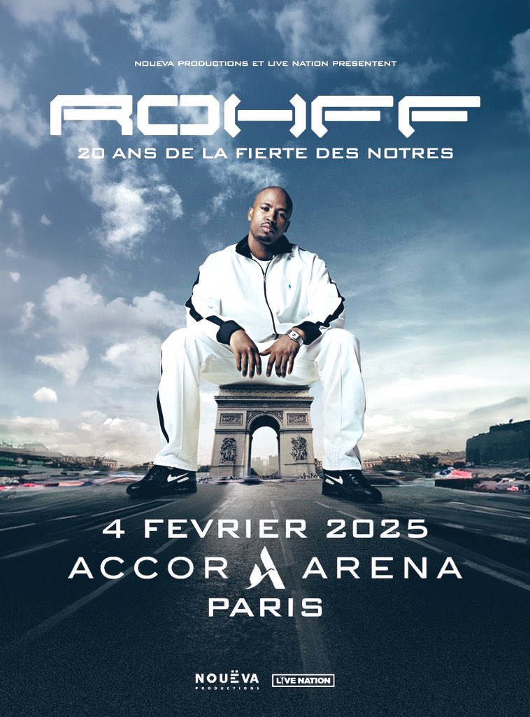 rohff's tweet image. 🚨Retenez bien ce tweet, ce concert marquera l’histoire du rap français. Les absents faudra pas regretter quand les images sortiront parce qu’on va pas faire doucement.

Prenez vos places pendant qu’il en reste. 

Rdv à l’Accor Arena le 4 février 2025🫡