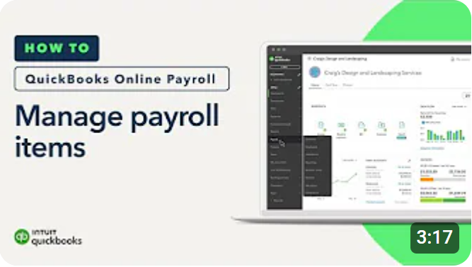 Streamline payroll with QuickBooks' item management tool! Manage pay types, deductions &amp; contributions in one place. Save time with 100+ QuickBooks tutorials. #PayrollEfficiency #BusinessTools #QuickBooksSolutionProvider 
  oal.lu/L0qxg
