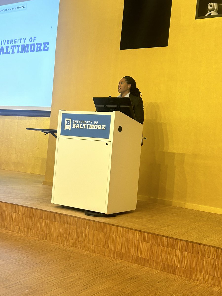UBaltLawCFCC's tweet photo. Dean LaVonda Reed kicked us off this morning at #cfcc2024symposium https://t.co/3In81Bua9Y