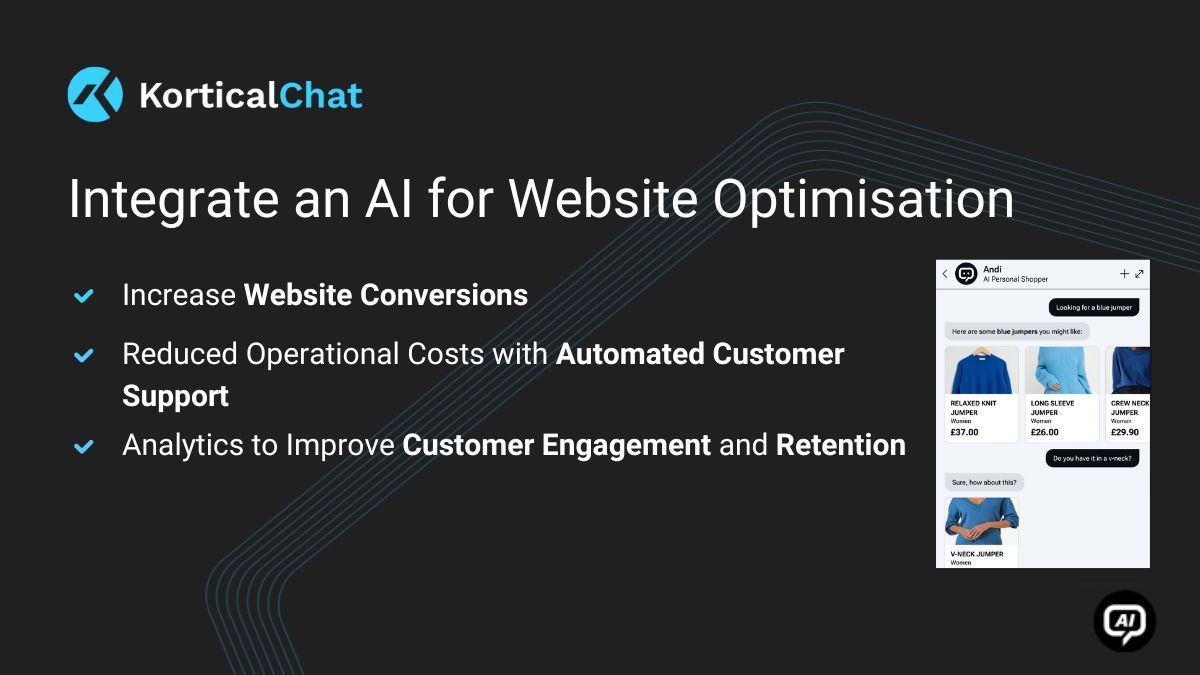We all want to know what our website visitors are thinking, right? 

Why didn't they convert?

Any missing info?

AI Chatbots get a lot of focus for automation but a killer feature is that we get an insight into our visitor's needs and frustrations!

It is a goldmine of
