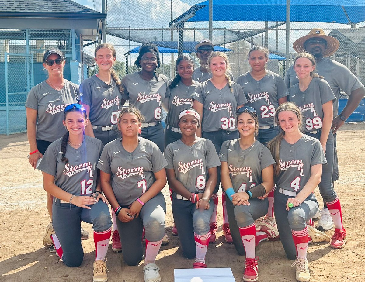 FLStormCurry's tweet photo. Played @USSSAFastpitch 18U
Finished runner up 🥈to @fl_texasblaze
They look forward to the challenge of playing in an older division.
As a team we still have work to do!
#USSSA
#FLSTORM ⚡️
#Softball https://t.co/LZBjrE7dyn