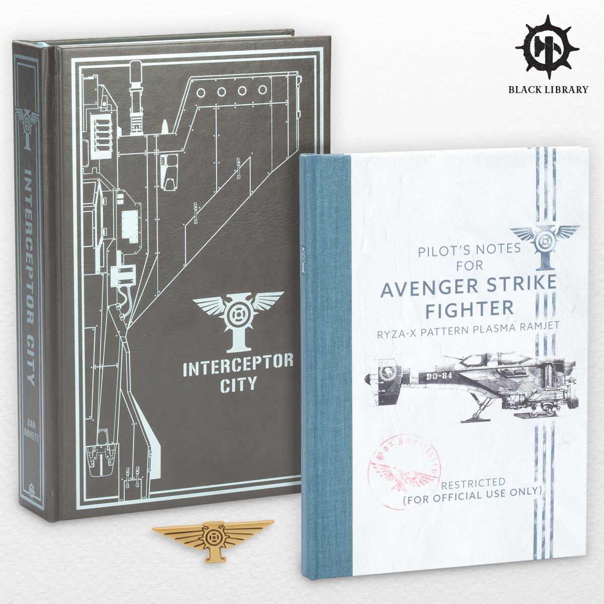 warhammer's tweet photo. The follow-up to Double Eagle by Dan Abnett has been cleared for take off! 📖

Learn more about Interceptor City: https://t.co/W0kPqUy17C

#BlackLibrary #WarhammerCommunity https://t.co/3HhwAmUIDW