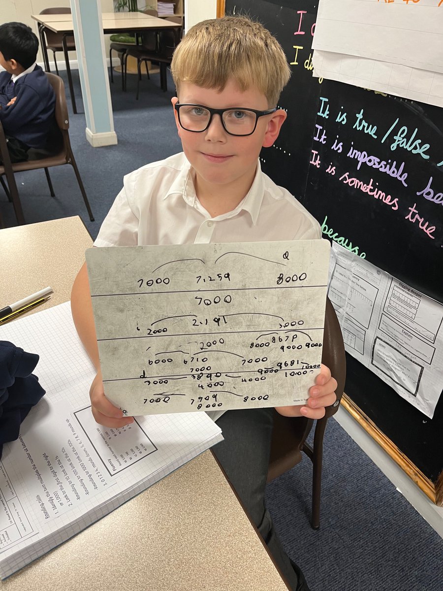 MissPSymons's tweet photo. Rounding to a thousand #TheMillMaths https://t.co/AUT4PjUxHy