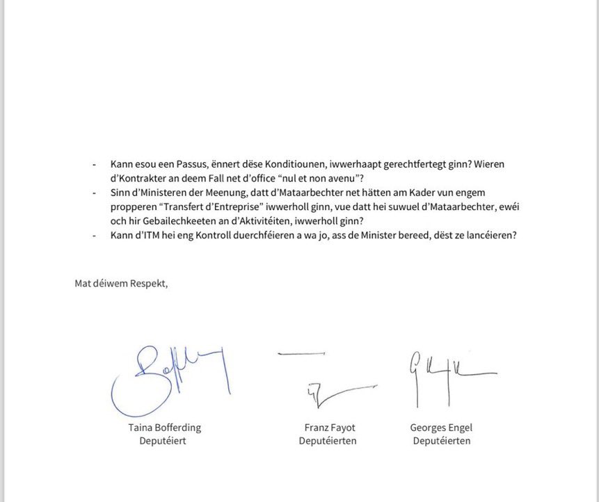 De Krisemanagement vun der Regierung ass eng Katastroph. Fir d’Leit déi do schaffen a fir de ganze Secteur.