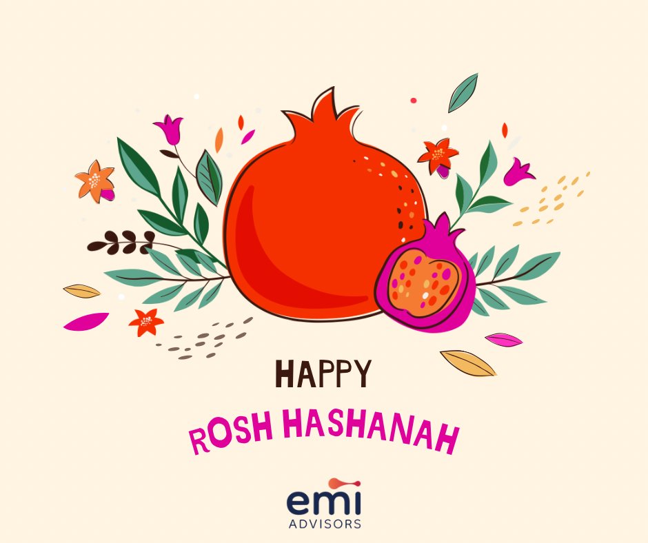 🍎✨ Wishing everyone a sweet and prosperous New Year! As we celebrate Rosh Hashanah, our team reflects on fresh beginnings, meaningful connections, and setting goals for the year ahead. May this season bring peace, joy, and success. Shana Tova! 🌸🍯 #RoshHashanah #EMIAdvisors