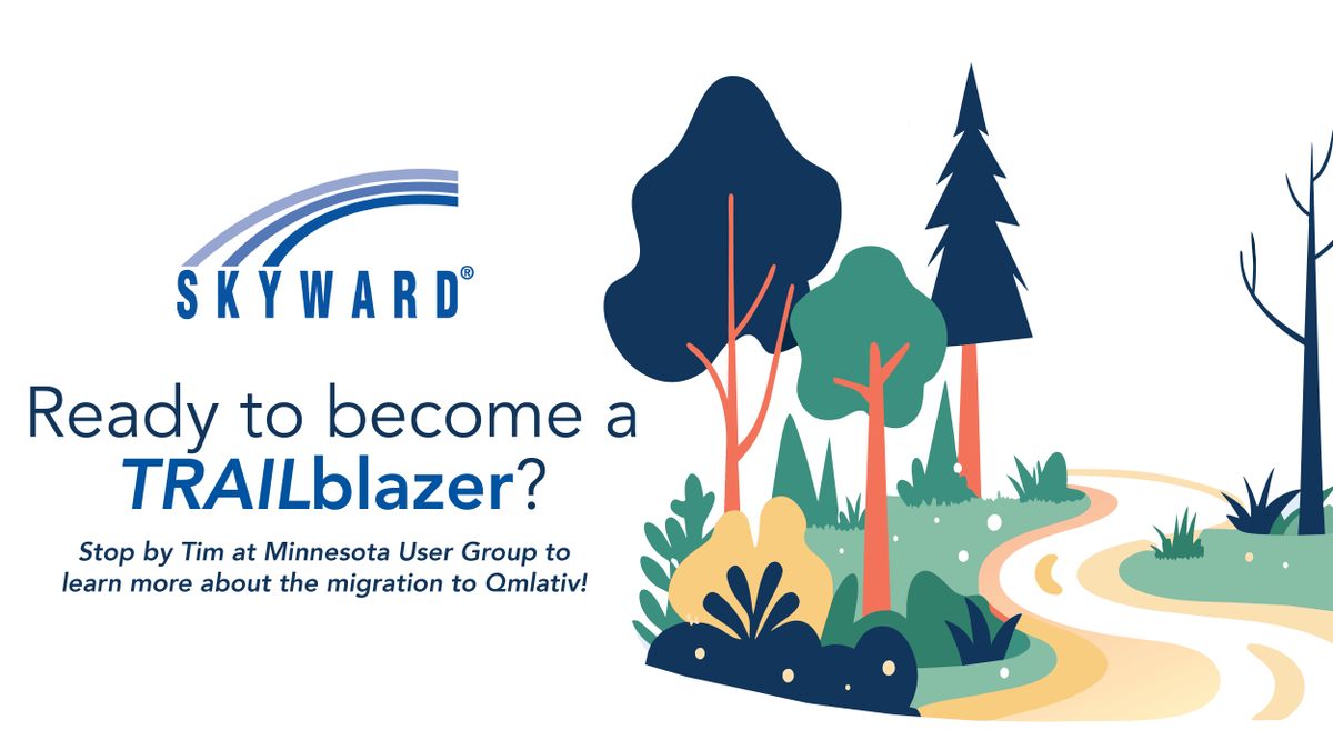The Minnesota Skyward User Group Conference kicks off tomorrow in Alexandria, MN! 🎉

It's sure to be an action-packed event and you'll need to keep your energy up — see <a href="/TimC_Skyward/">Tim Casey</a> to score tasty trail mix and learn more about migrating to Skyward's Qmlativ solution! #EdTech