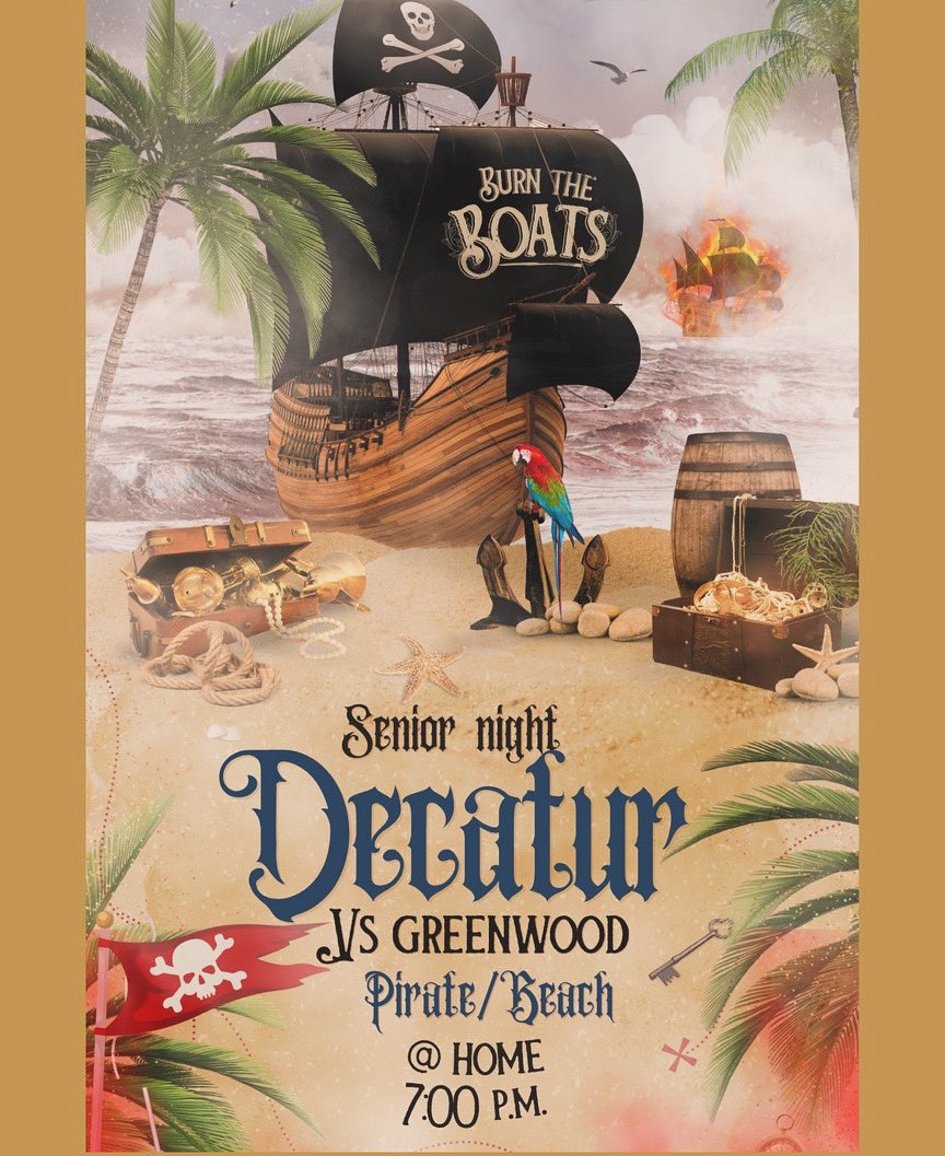 SENIOR NIGHT THIS FRIDAY! Show up to support our seniors at 7PM at home!