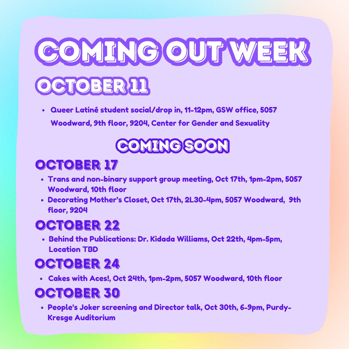 Center for Gender and Sexuality (CGS) tweet media