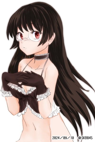 #めがねの日 
ということで鳥海ちゃん再掲 