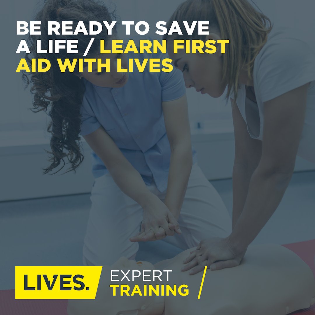 Could you save a life in an emergency? 

Our first aid courses equip you with the skills to make a difference. 

Sign up with LIVES, where every course supports a charity saving lives daily. training.lives.org.uk/courses/ 

#FirstAidTraining #BePrepared #LIVESCharity