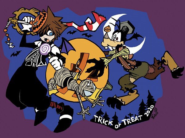 KeybladeCharm's tweet photo. Shiro Amano’s Halloween Sora is everything to me! 🎃🧡 https://t.co/ppBjzwtpgq