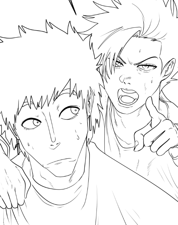 Art tip that seems obvious but took me some time to realise: Drawing slow.

I'm pretty fast at inking but I realised it hinders the quality of my work and burns me out faster. So by making slow and considered strokes, I end up with an infinitely nicer drawing (before and after) 