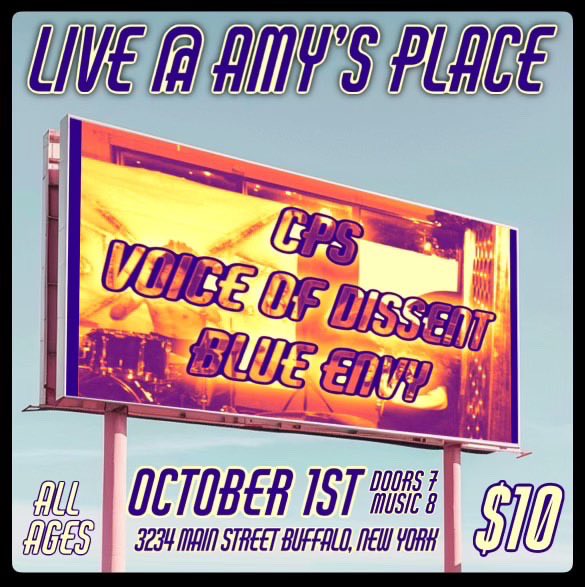 OfDissent's tweet photo. Show tonight at Amy’s place! https://t.co/mvY7oJgrK8