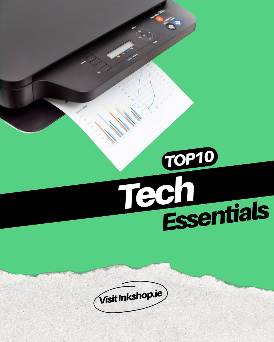 InkshopI's tweet photo. Check out Ink Shop’s list of the top 10 tech essentials in-store! 

From must-have gadgets to innovative office solutions, this list has something for everyone. 💻📱✨

👉 https://t.co/WNhwFyiHmf

#TechTrends #OfficeTech #SmartTech #UpgradeYourLife #BestTech #CorkBusiness https://t.co/CRI7uAd556