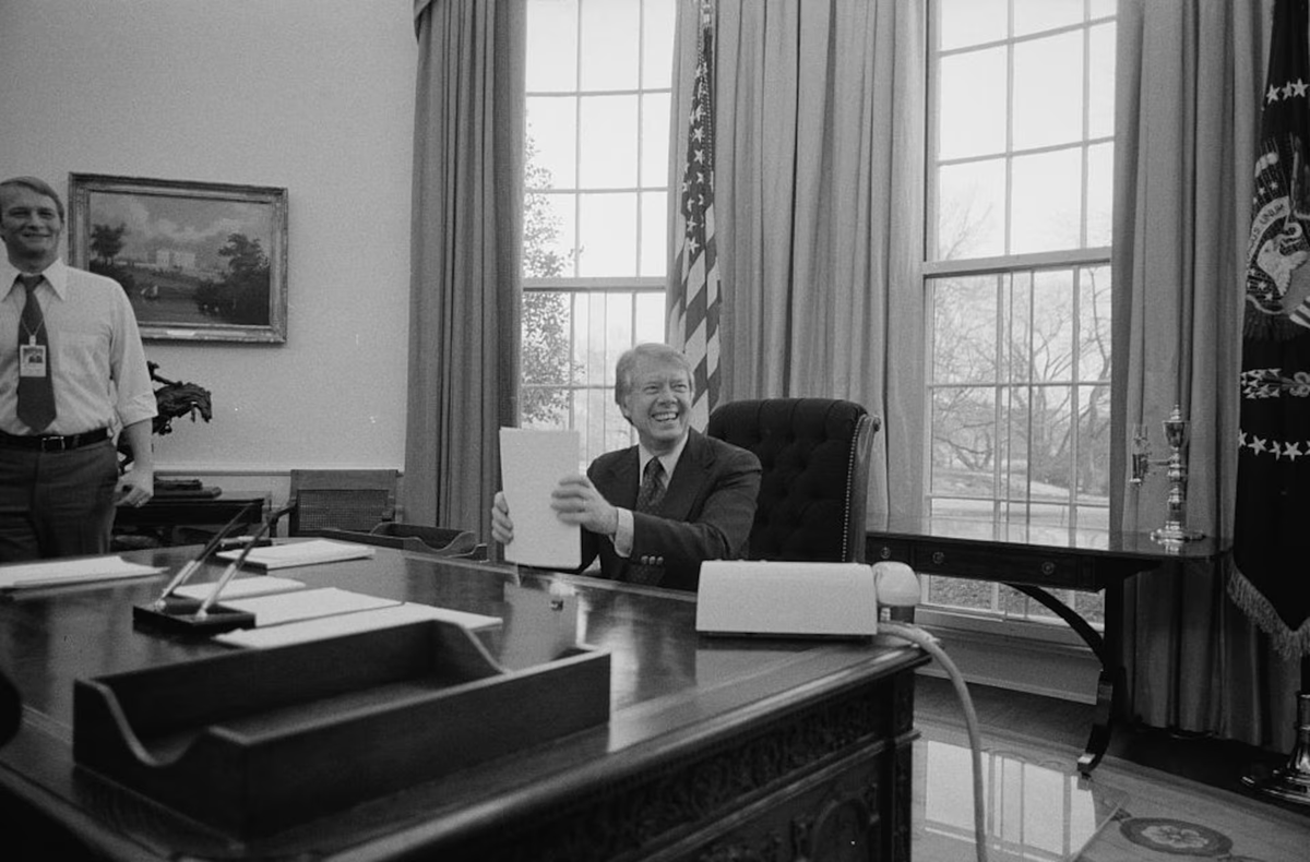 ianbremmer's tweet photo. happy birthday president carter:
the first american president to live to see 100 https://t.co/LO2oJLDSiG